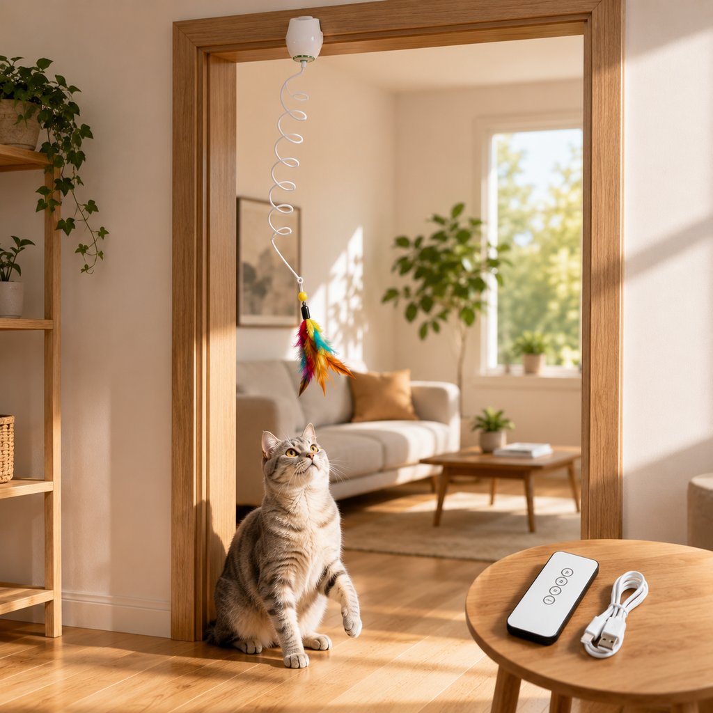 Interactive Cat Teaser