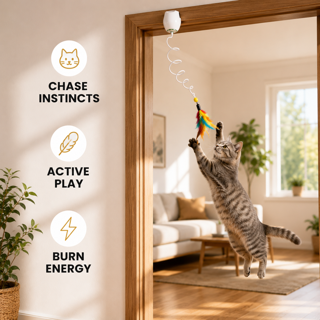 Interactive Cat Teaser