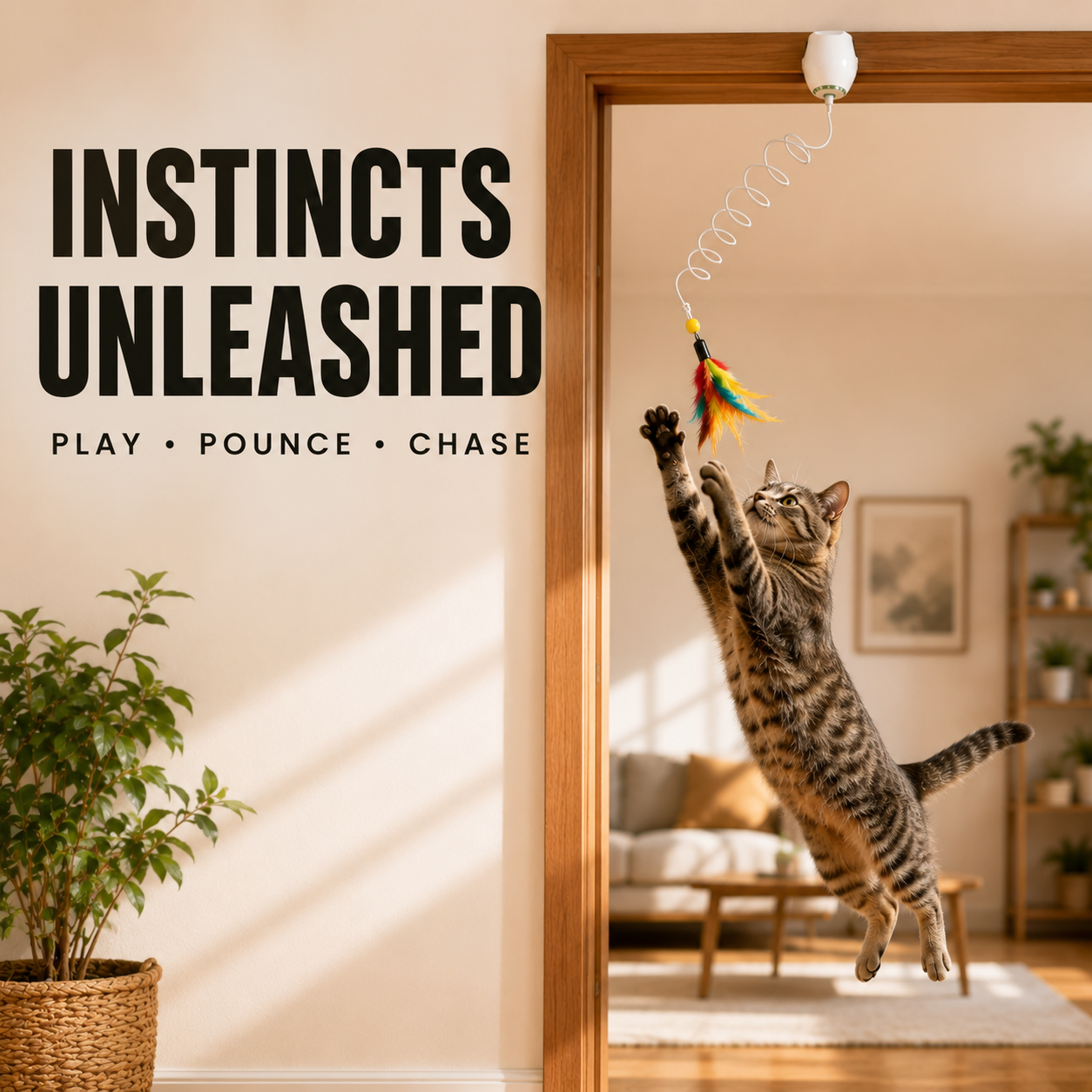 Interactive Cat Teaser