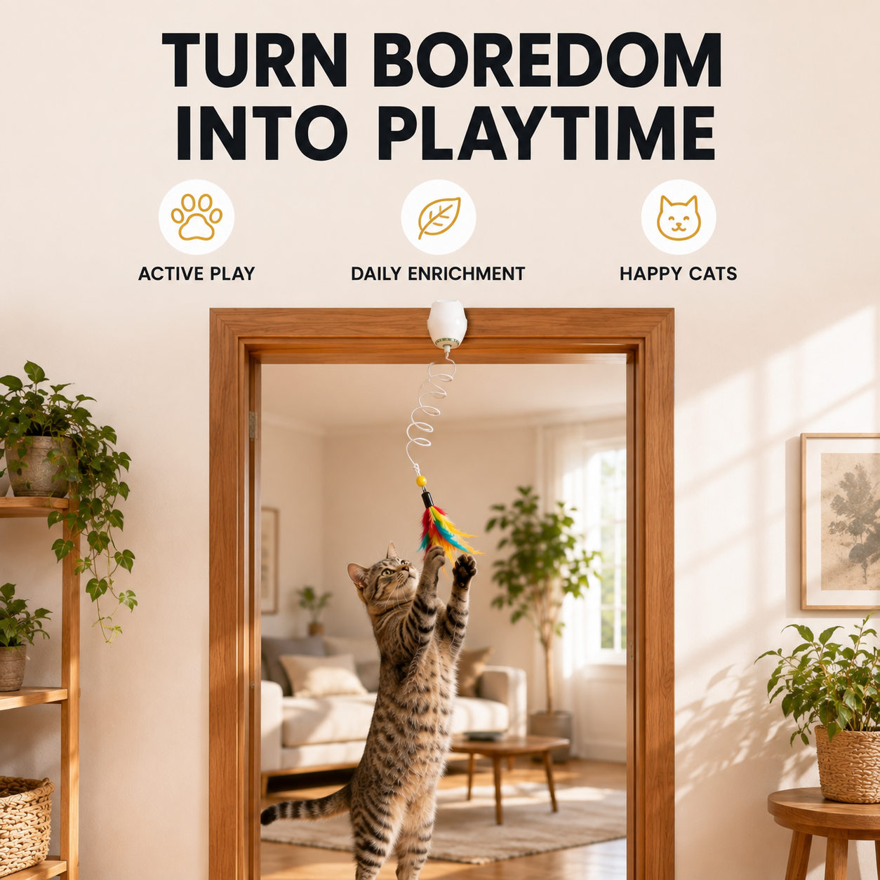 Interactive Cat Teaser
