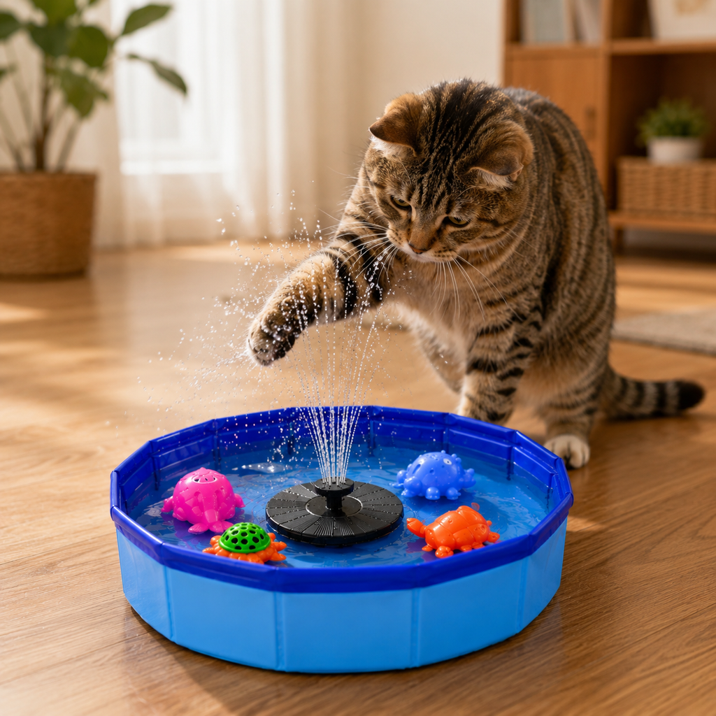 Cat Water Play Fountain