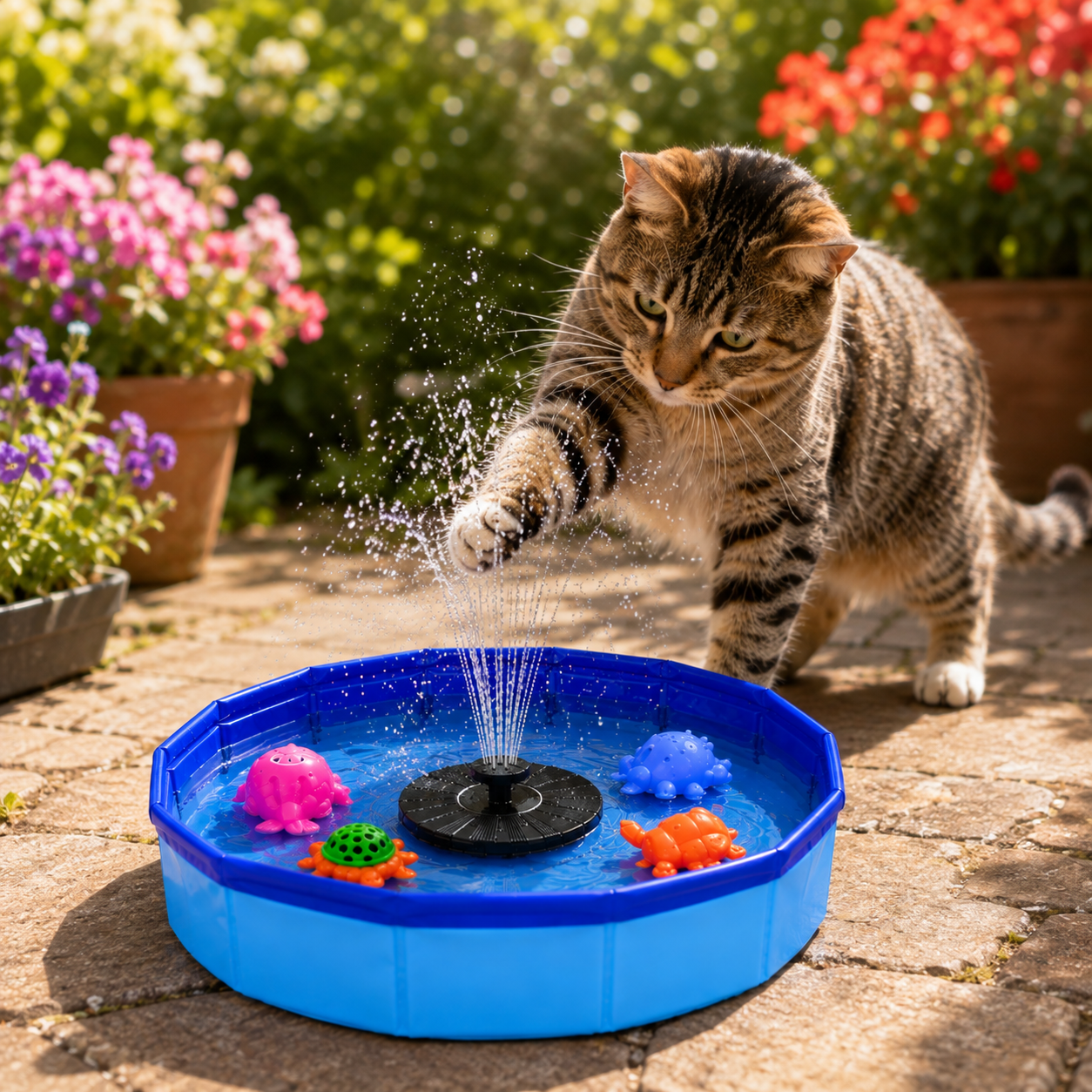 Cat Water Play Fountain