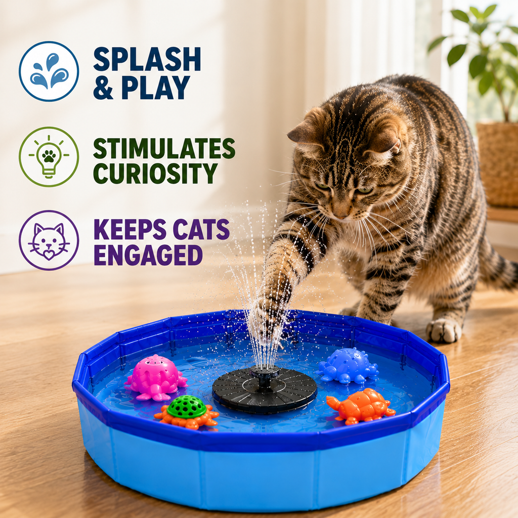 Cat Water Play Fountain