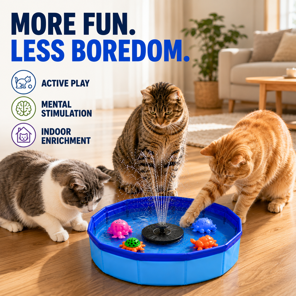 Cat Water Play Fountain