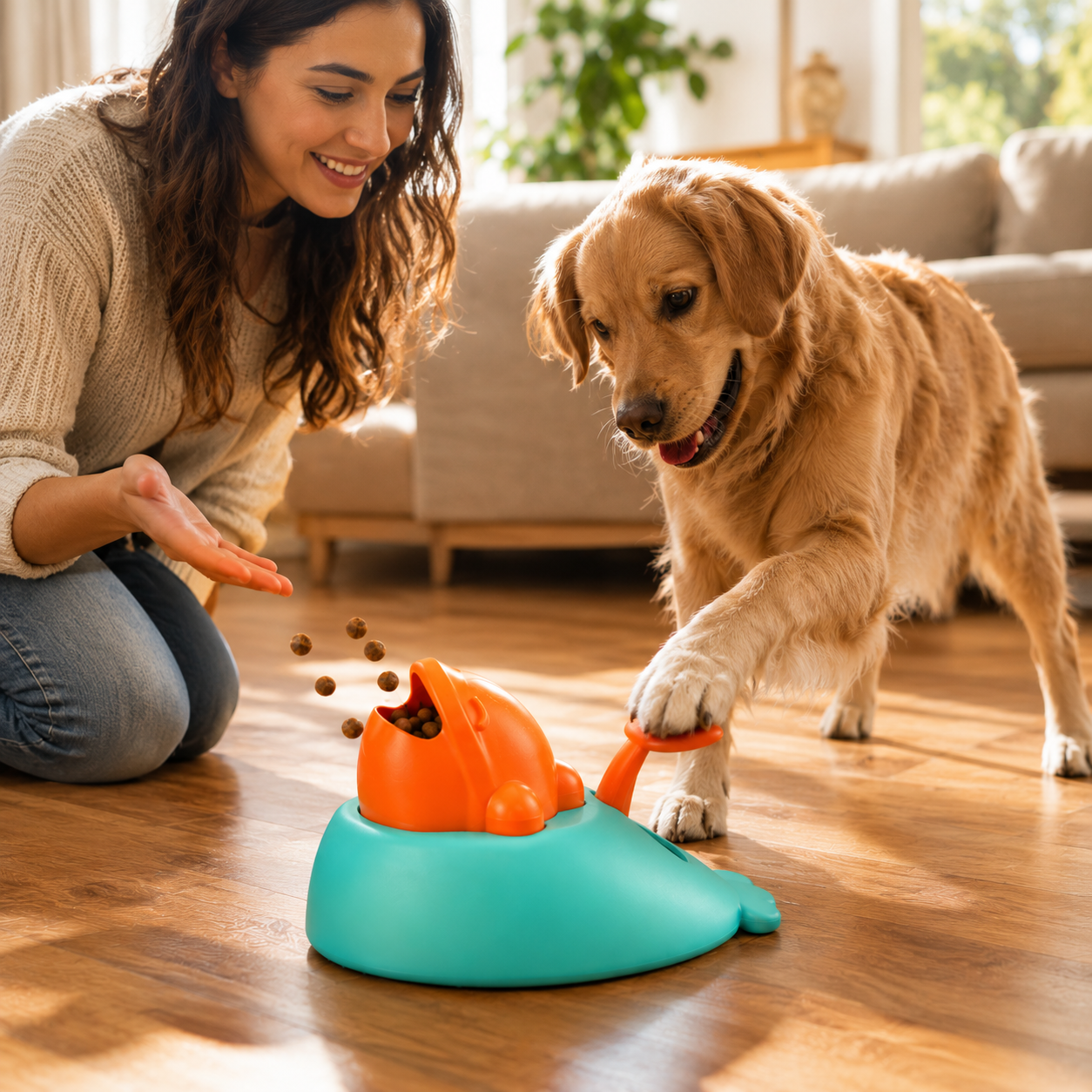 Interactive Treat Dispenser