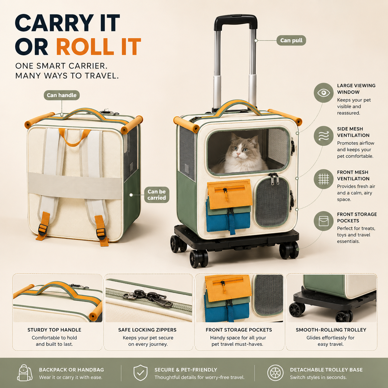 Swift-Glide Pet Cabin