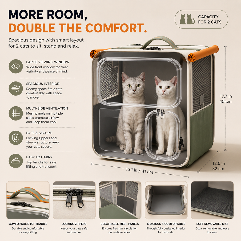 Swift-Glide Pet Cabin