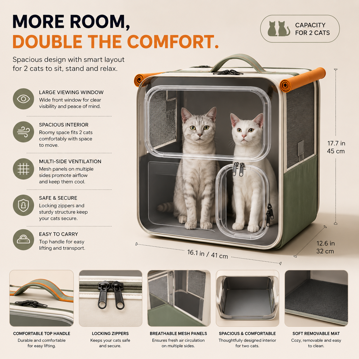 Swift-Glide Pet Cabin