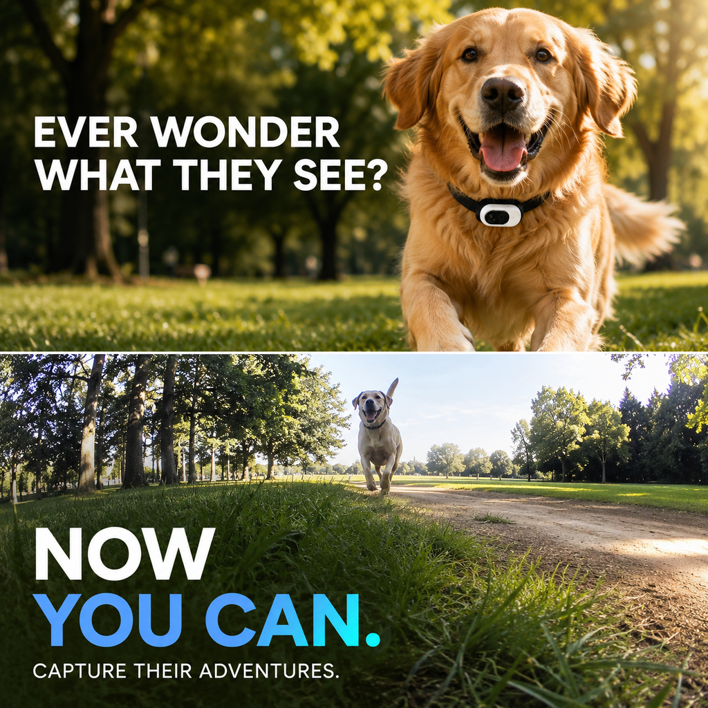 PawView HD Pet Collar Action Camera
