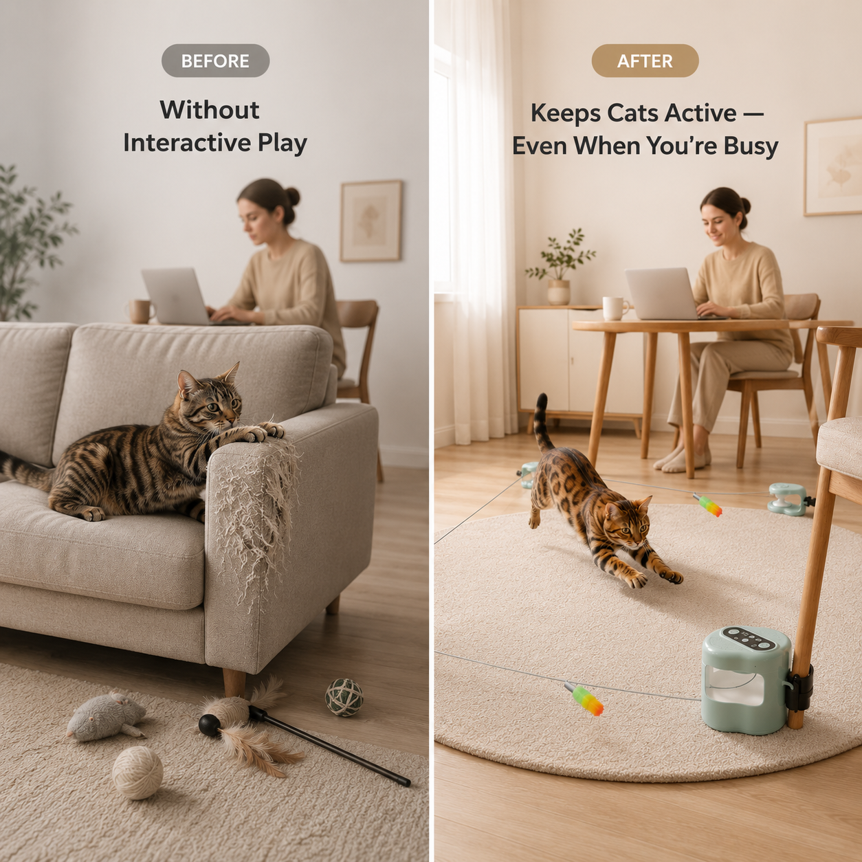 PawSprint Cat Toy