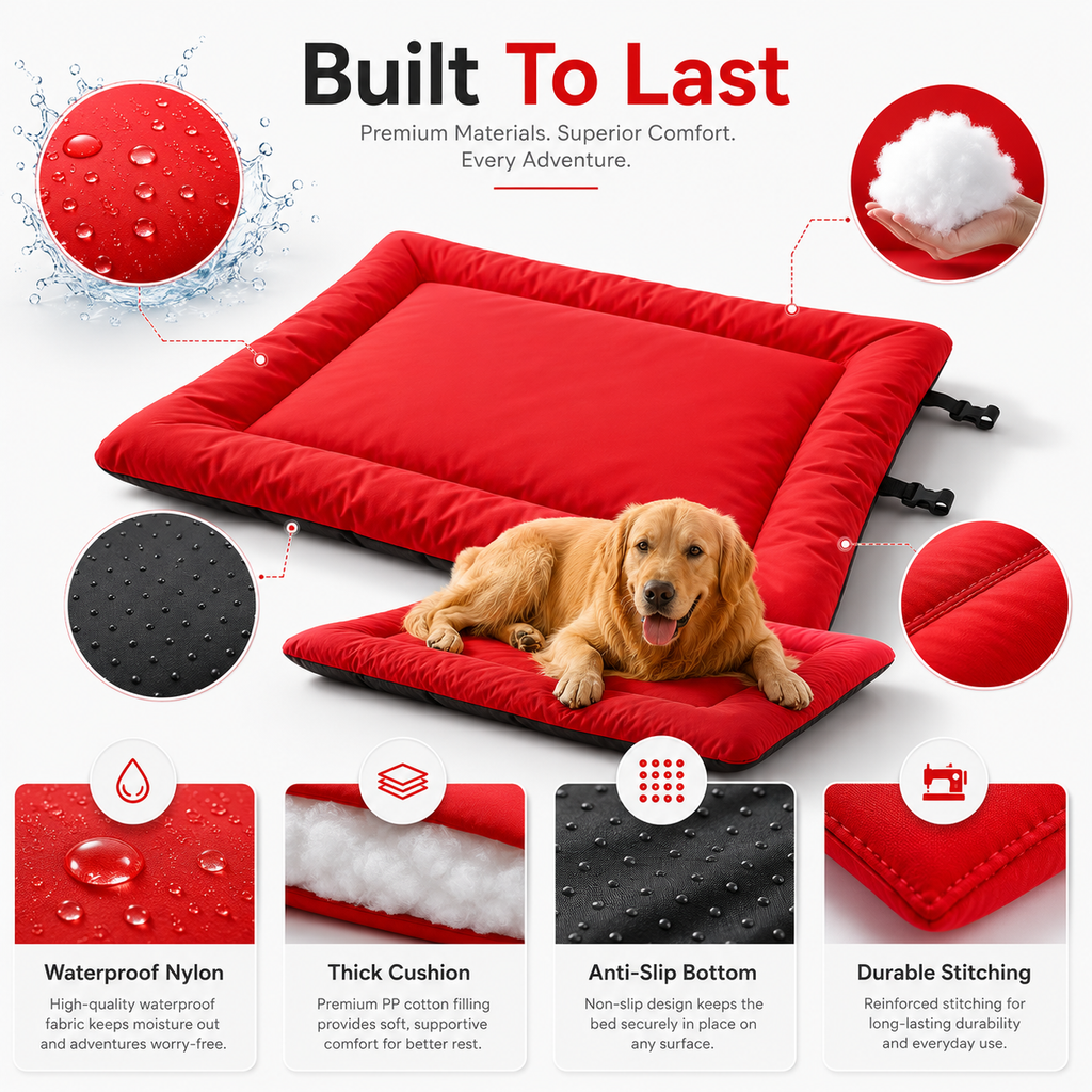 TerraGuard Waterproof Outdoor Pet Mattress