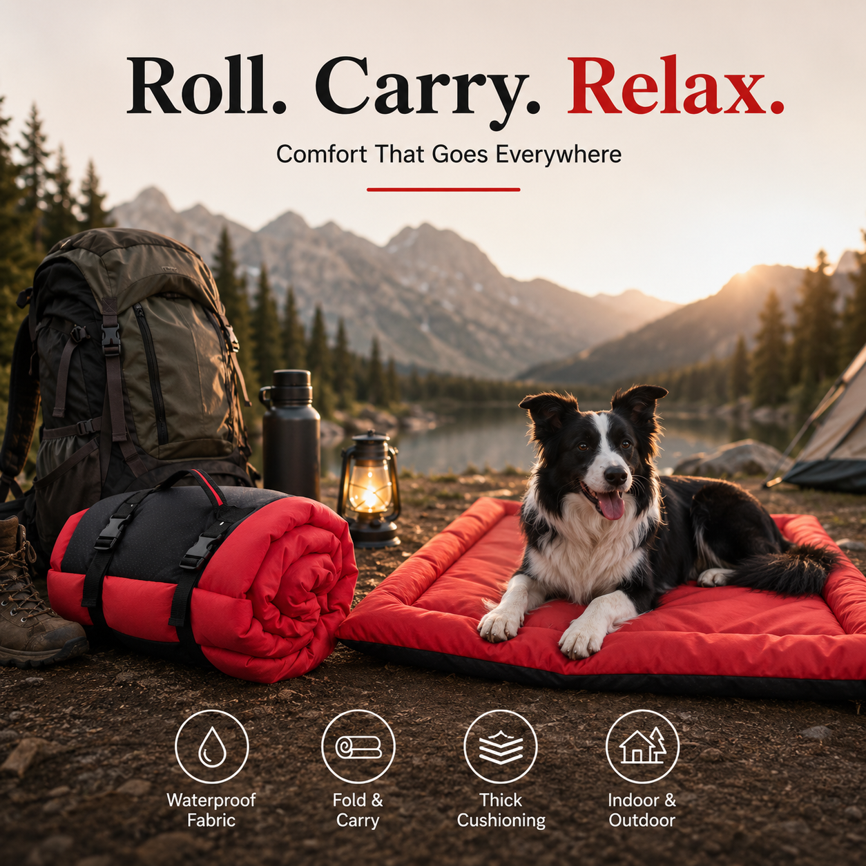 TerraGuard Waterproof Outdoor Pet Mattress