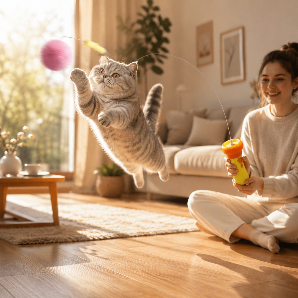 Electric Cat Ball Launcher