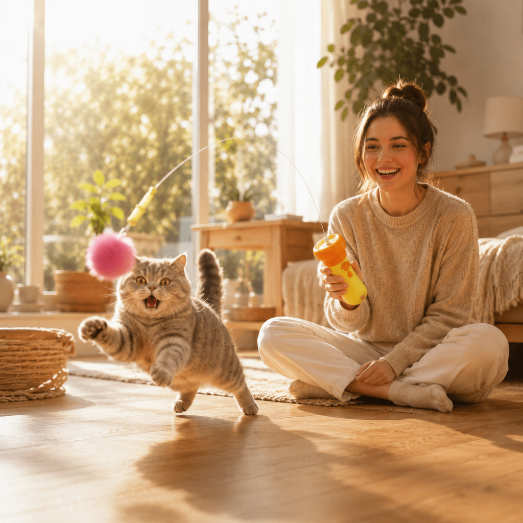 Electric Cat Ball Launcher