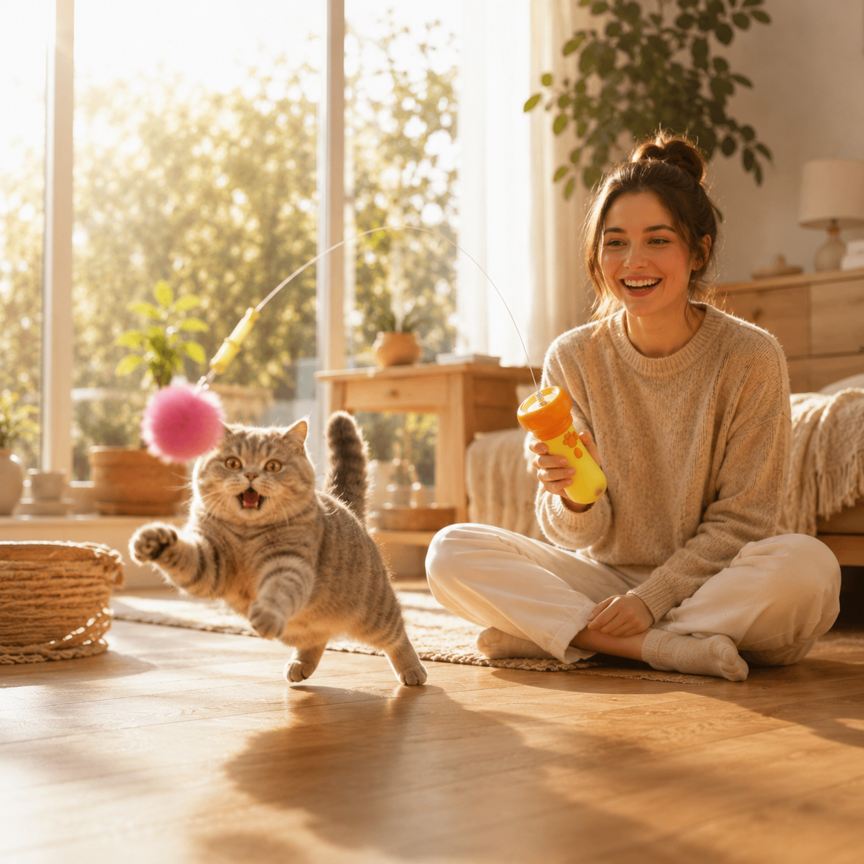 Electric Cat Ball Launcher