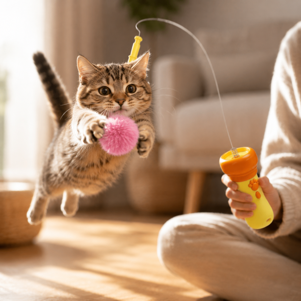 Electric Cat Ball Launcher