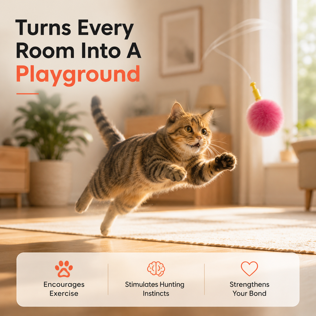 Electric Cat Ball Launcher