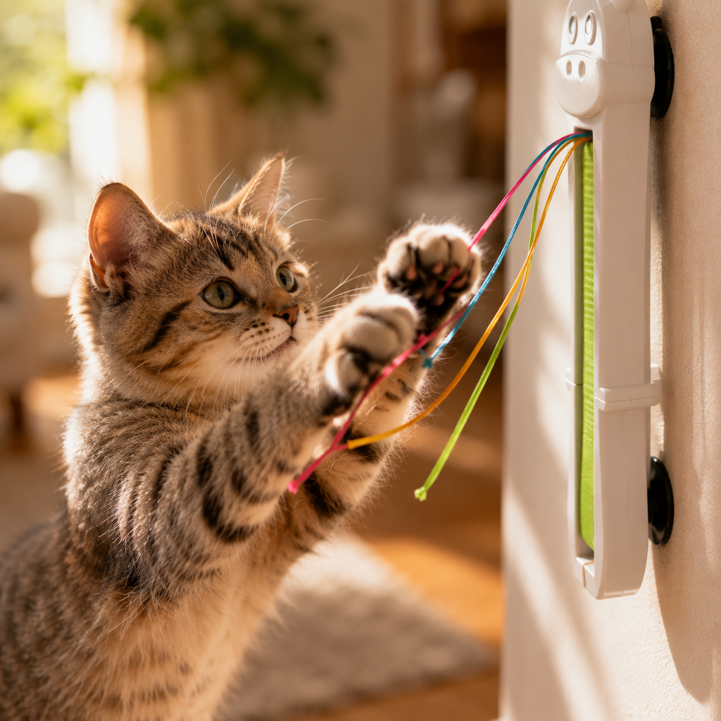 Wall Mounted Interactive Cat Toy