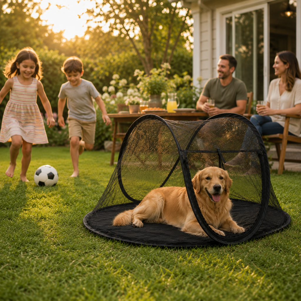 Foldable Mesh Pet Tent