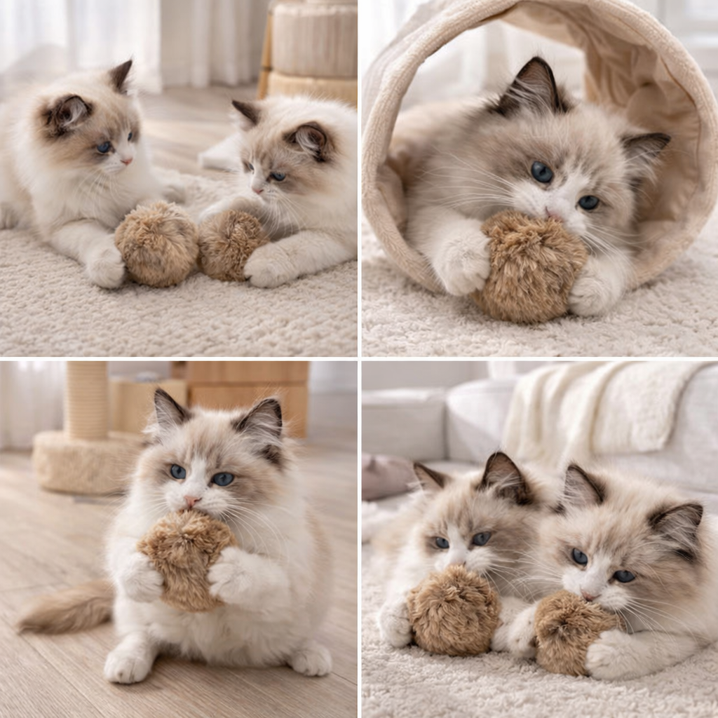 Pure-Pounce Catnip Ball