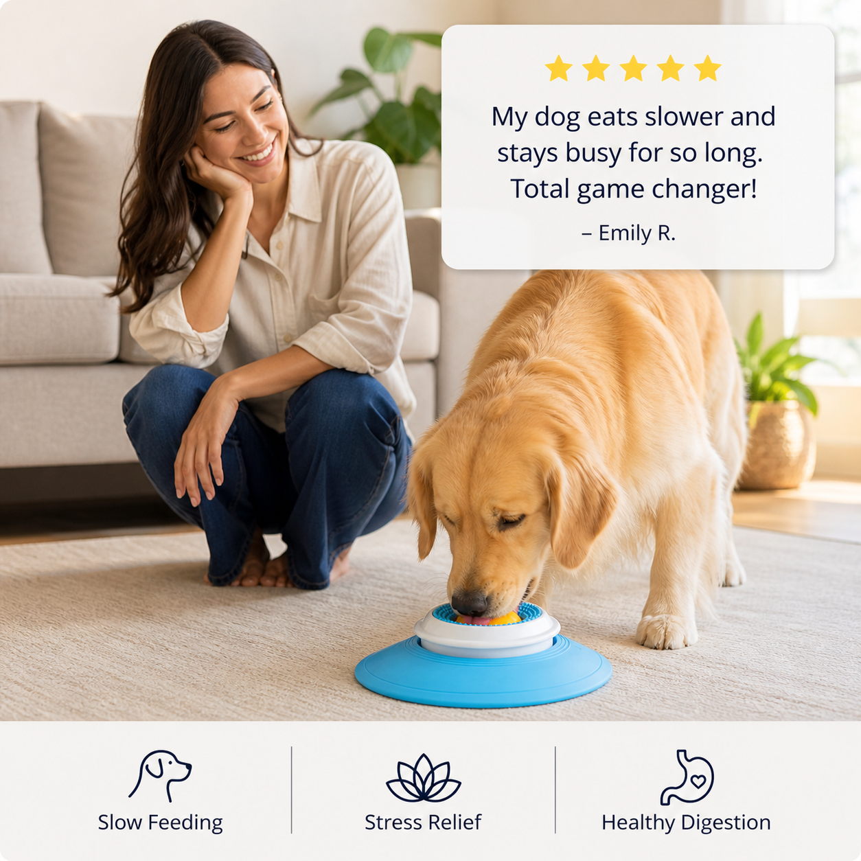 CalmLick Slow Feeder Toy