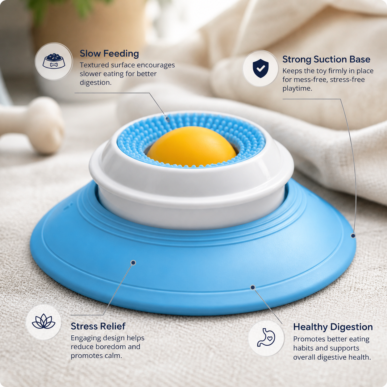 CalmLick Slow Feeder Toy