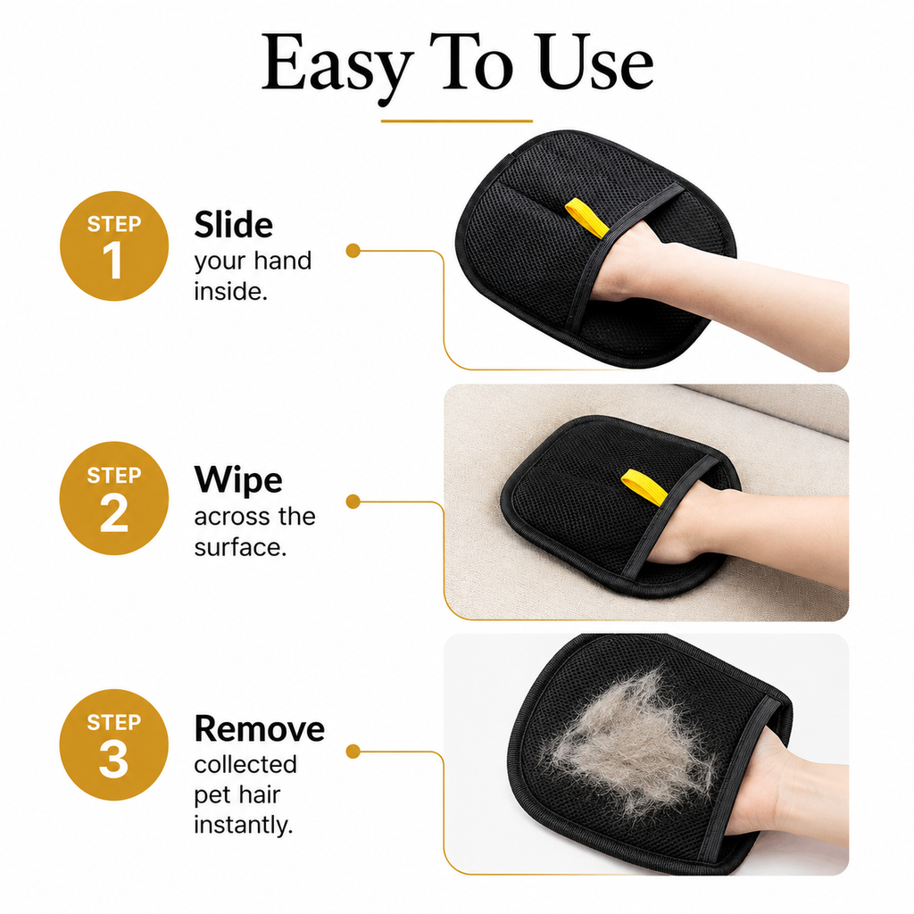 Fur-Grip Grooming Glove