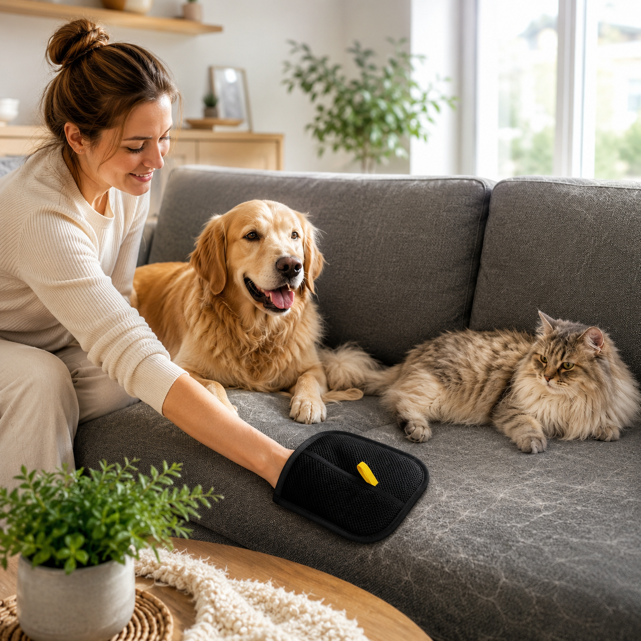 Fur-Grip Grooming Glove