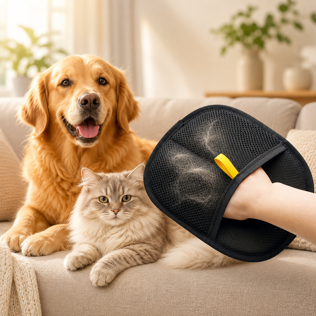 Fur-Grip Grooming Glove