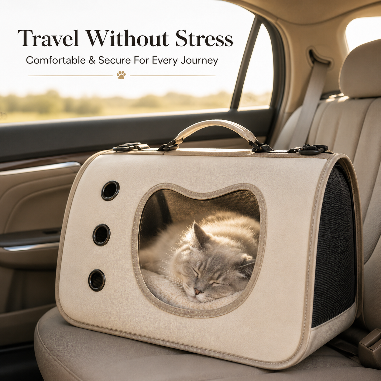 AeroVibe Portable Breathable Pet Carrier