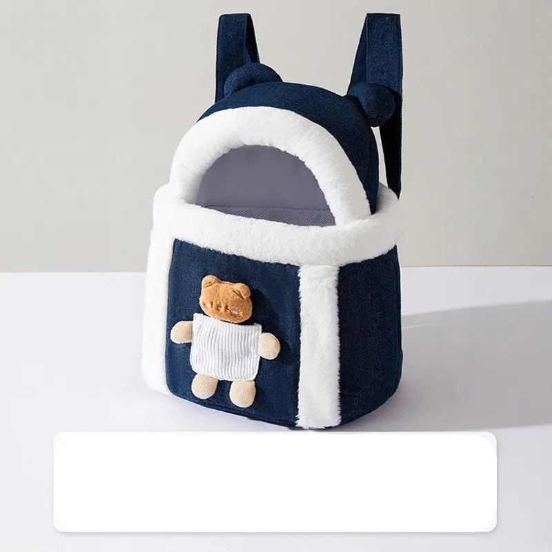 PawVoyage Cartoon Pet Carrier Bag