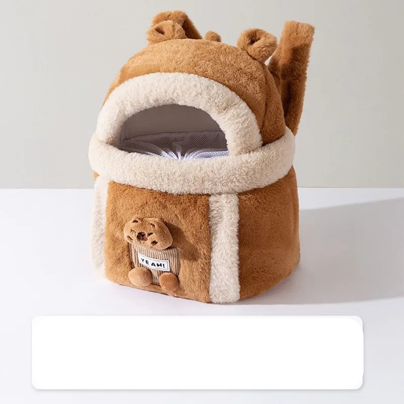 PawVoyage Cartoon Pet Carrier Bag