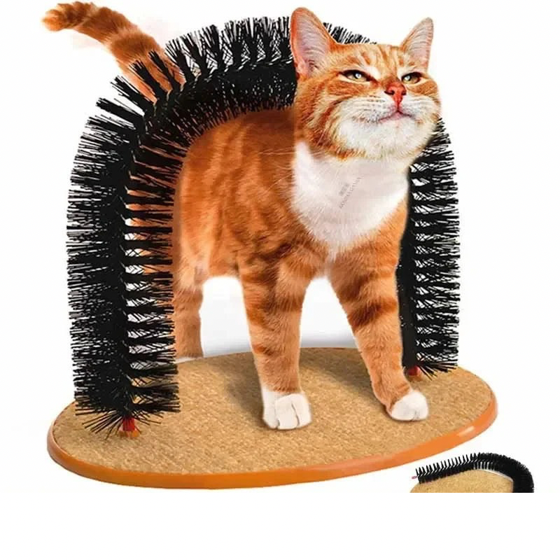 PurrPerfect™ 3-in-1 Self-Grooming Arch & Scratcher
