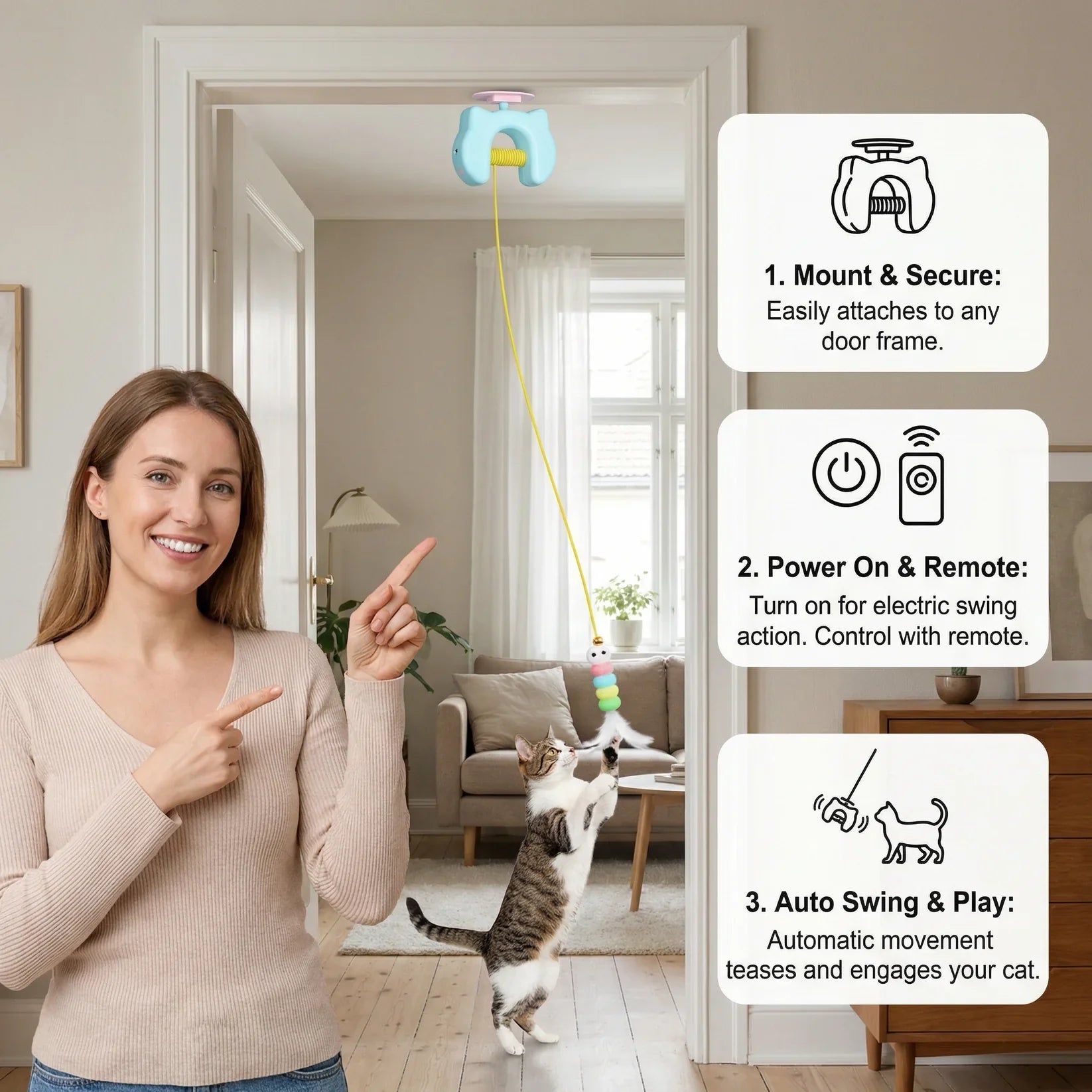 PurrSwing Cat Toy