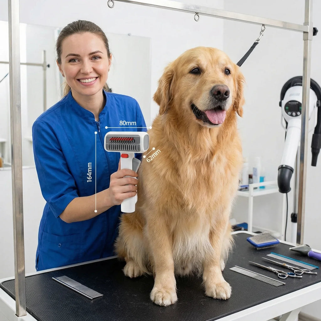 GroomEase 2-in-1 Pet Care Brush