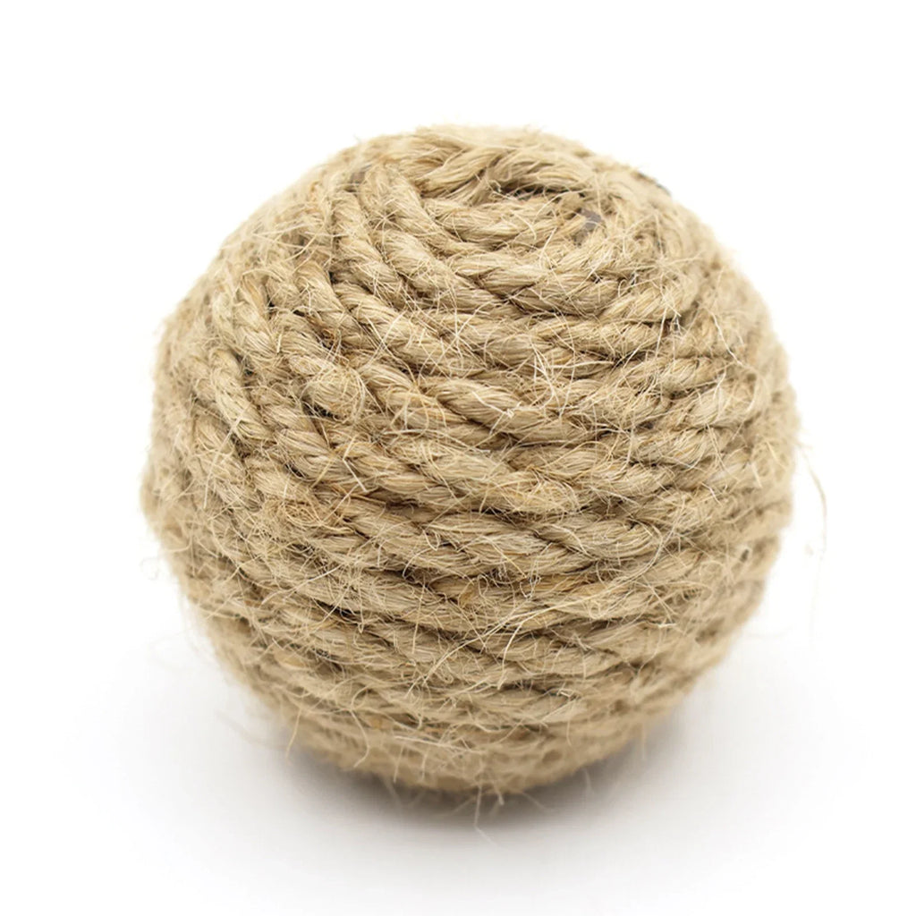 Natural Hemp Rope Interactive Sound Ball