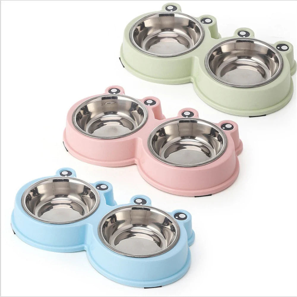 FrogFeast Double Pet Bowl