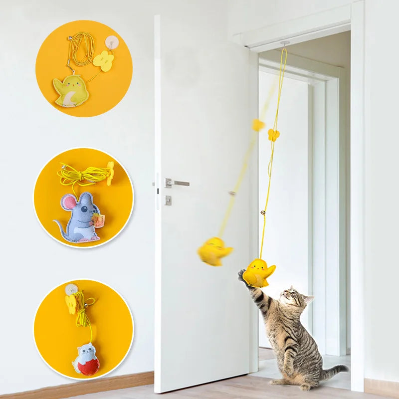 PurrPlay Interactive Hanging Cat Toy
