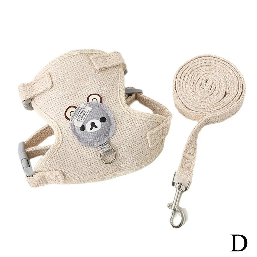 PawTrail Adjustable Pet Harness & Leash Set