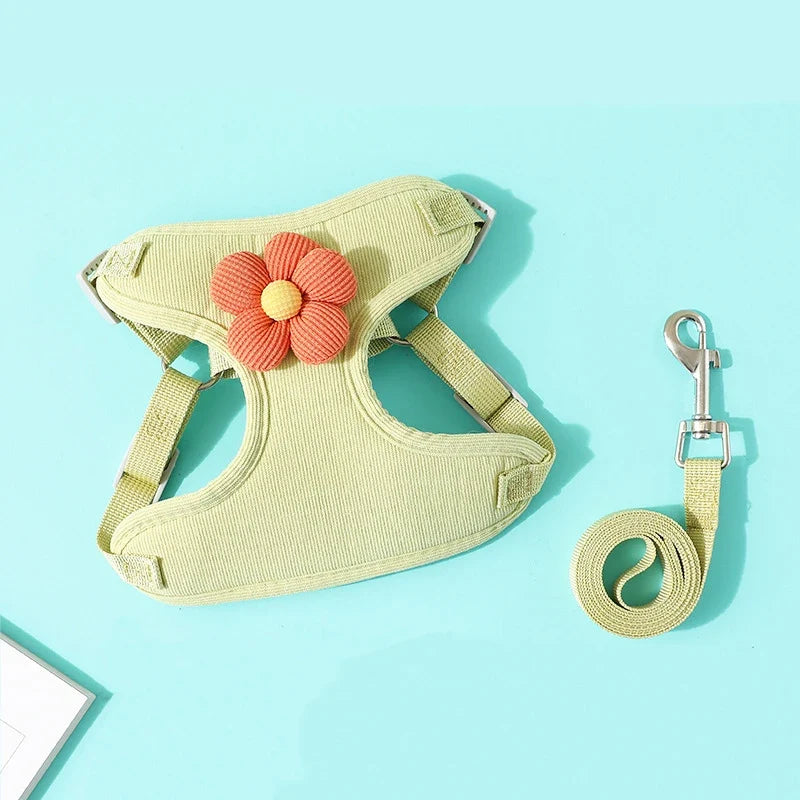 TrailMate Adjustable Dog & Cat Harness + Leash Set