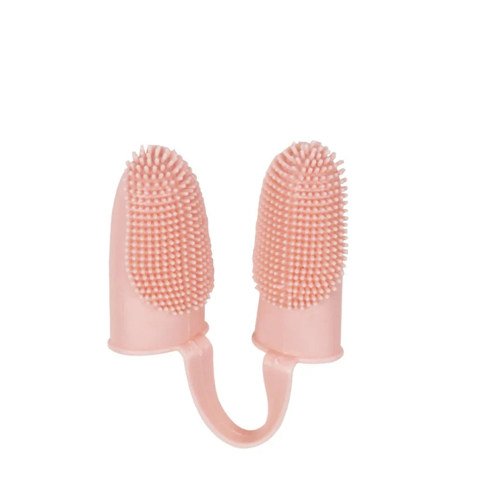 SilicaBrush 2-Finger Silicone Pet Toothbrush