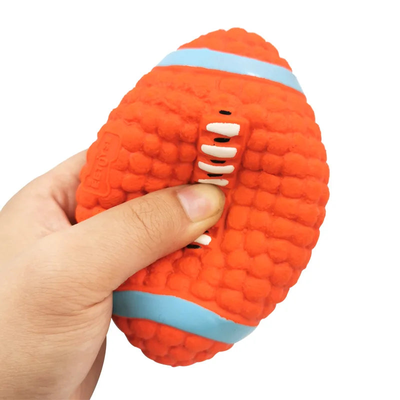 BarkBounce Natural Latex Squeaky Dog Balls