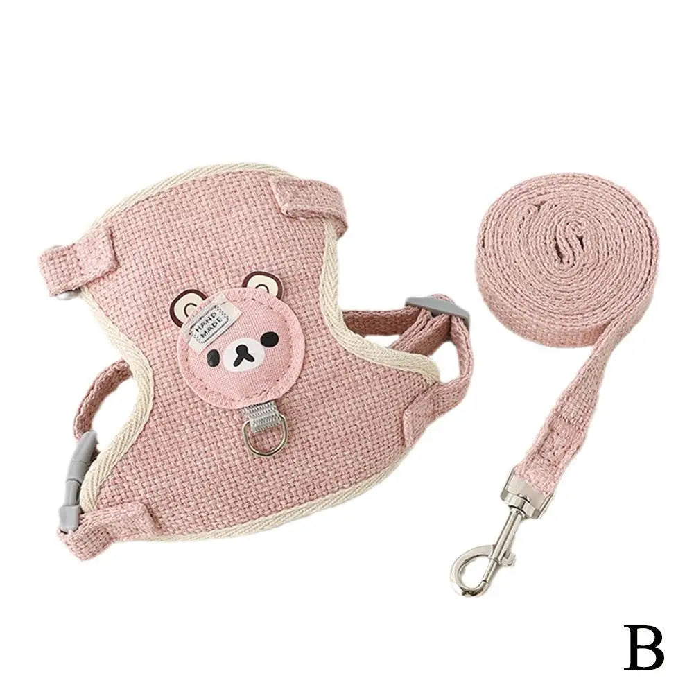 PawTrail Adjustable Pet Harness & Leash Set