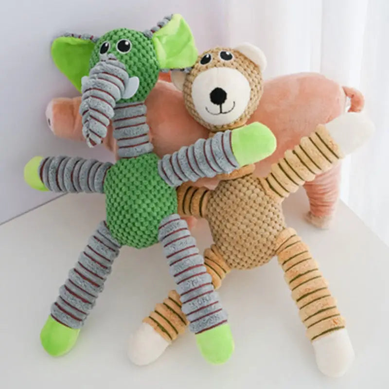 ToughTug Squeaky Plush Molar Toy