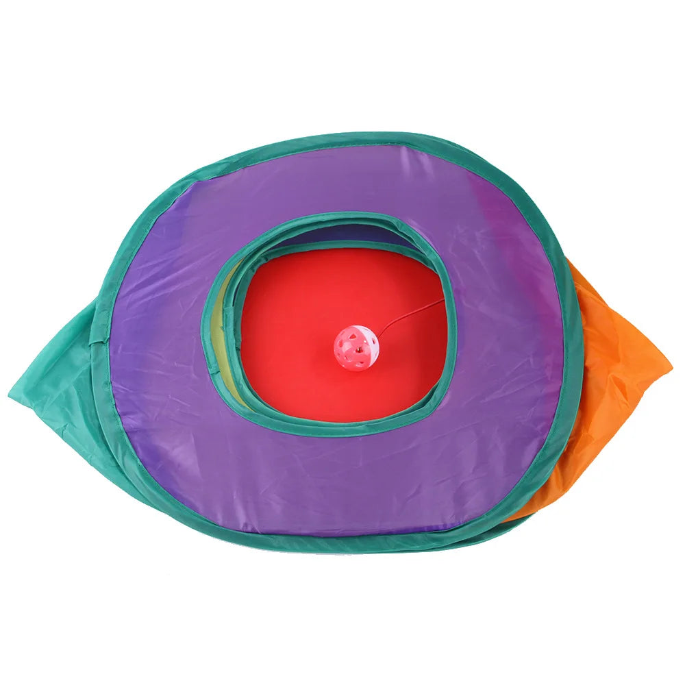 Rainbow Maze Square Cat Tunnel