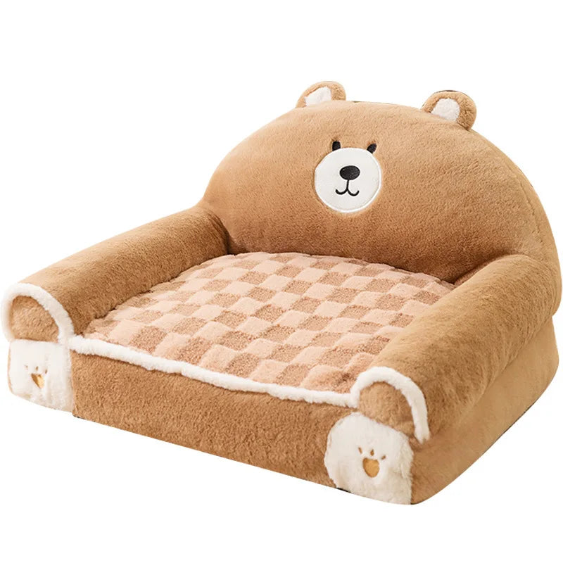 SnuggleNest Plush Pet Bed