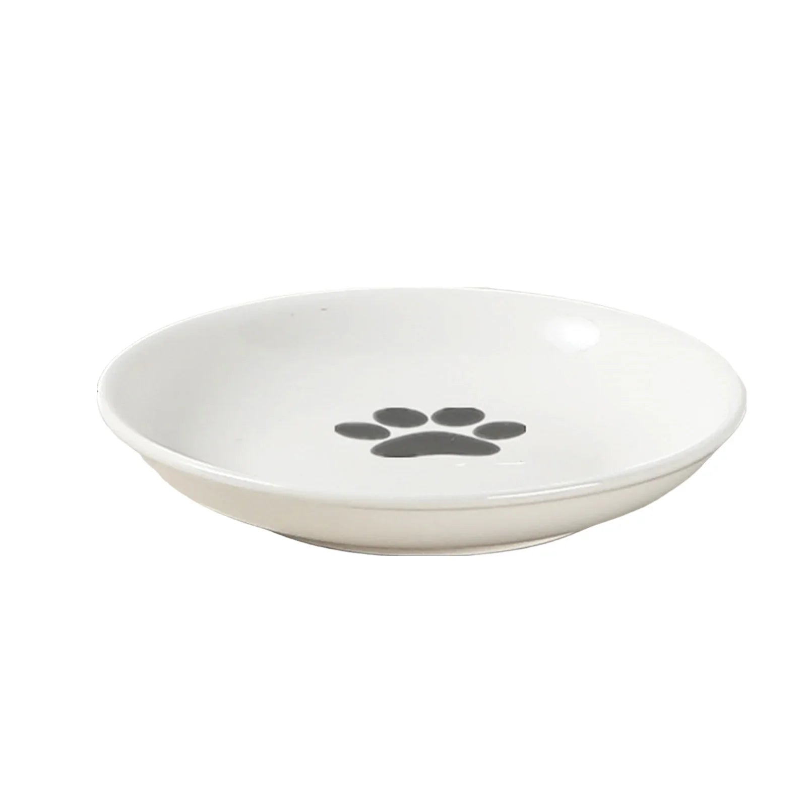 WhiskerEase Elevated Ceramic Cat Bowl