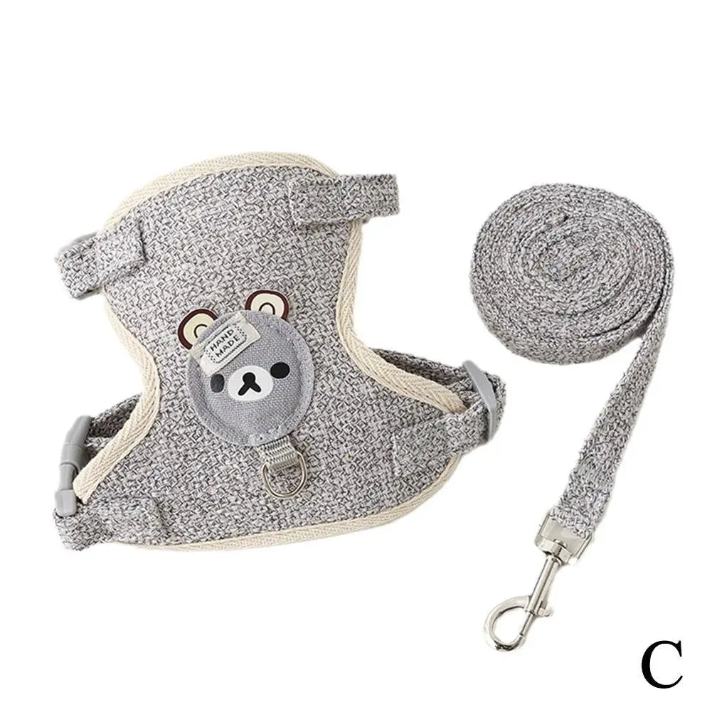 PawTrail Adjustable Pet Harness & Leash Set