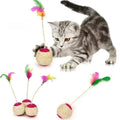 SisalSpin Interactive Feather Toy