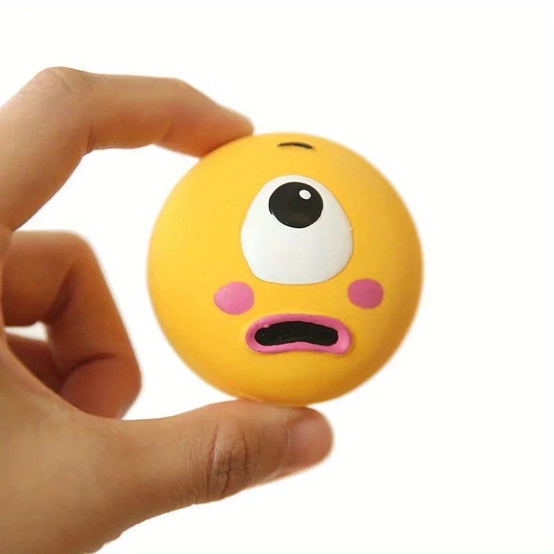 Squeaky Eyeball Fetch Toy